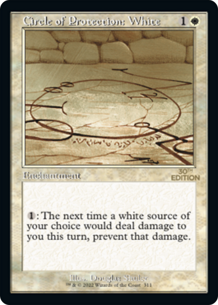 Image of Circle of Protection: White (Retro) [30th Anniversary Edition]
