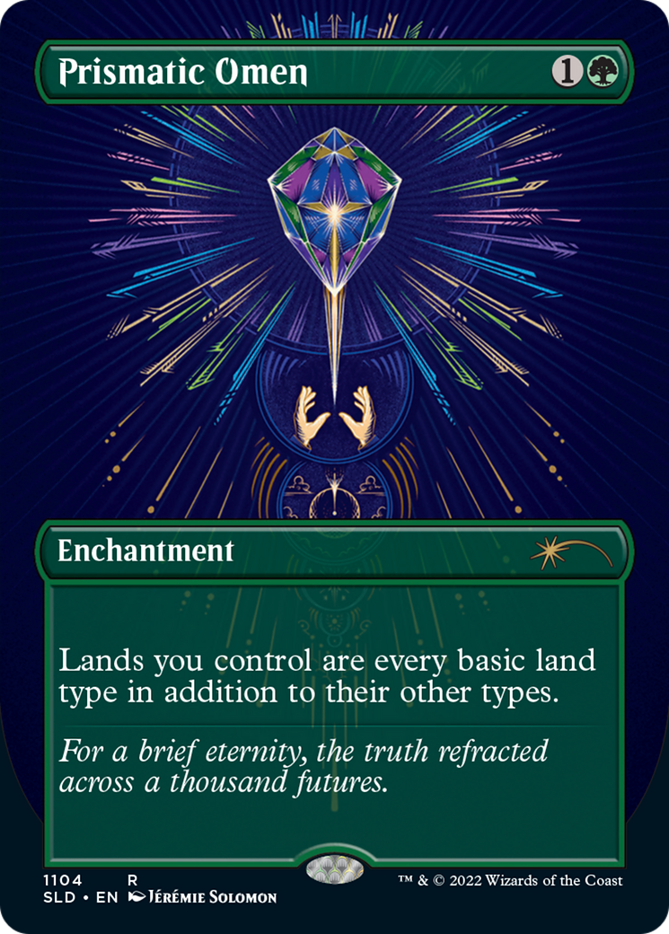 Image of Prismatic Omen (Borderless) [Secret Lair Drop Series]