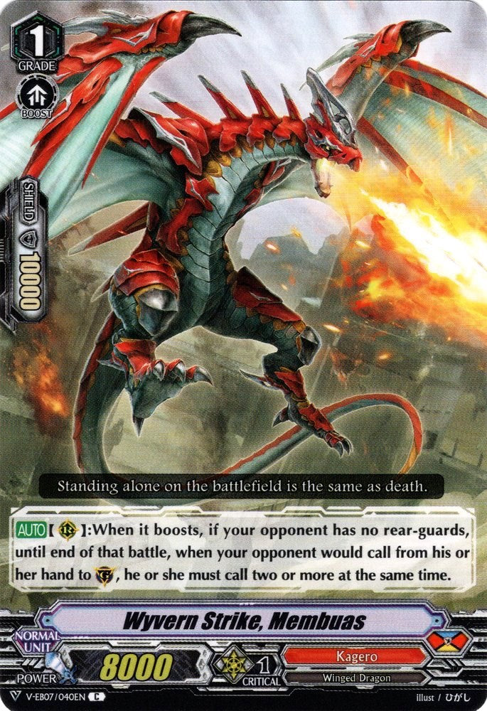 Image of Wyvern Strike, Membuas (V-EB07/040EN) [The Heroic Evolution]