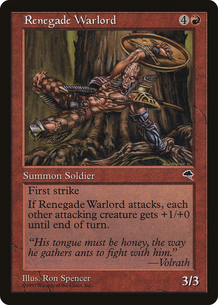 Image of Renegade Warlord [Tempest]