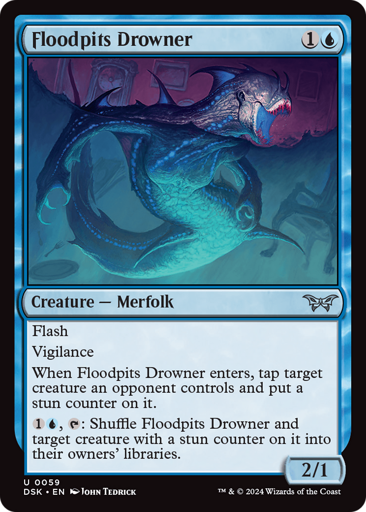 Image of Floodpits Drowner [Duskmourn: House of Horror]