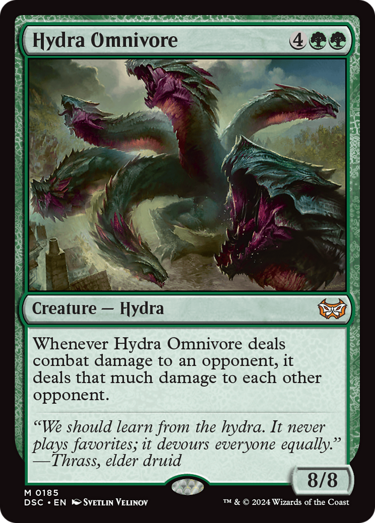 Image of Hydra Omnivore [Duskmourn: House of Horror Commander]