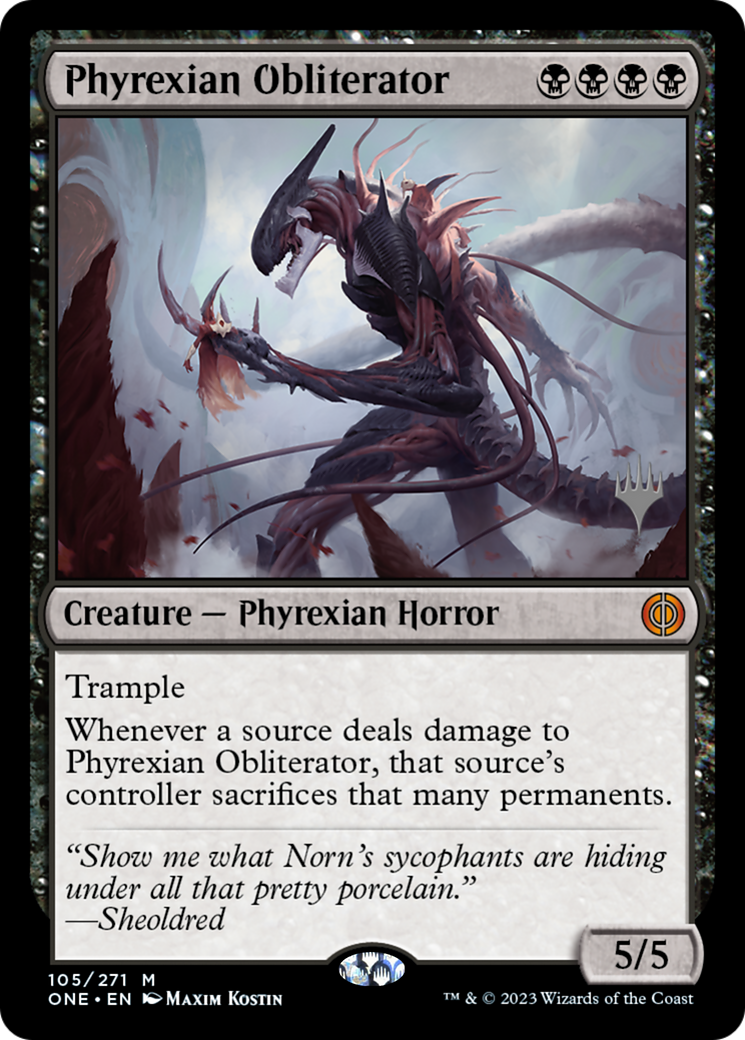 Image of Phyrexian Obliterator (Promo Pack) [Phyrexia: All Will Be One Promos]