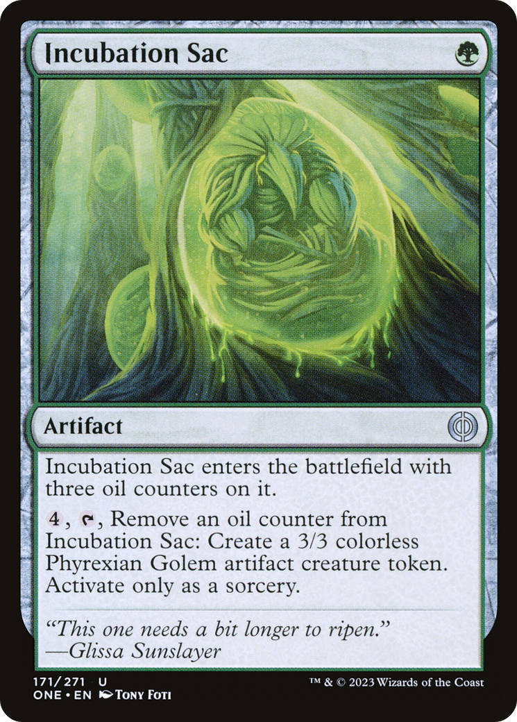 Image of Incubation Sac [Phyrexia: All Will Be One]