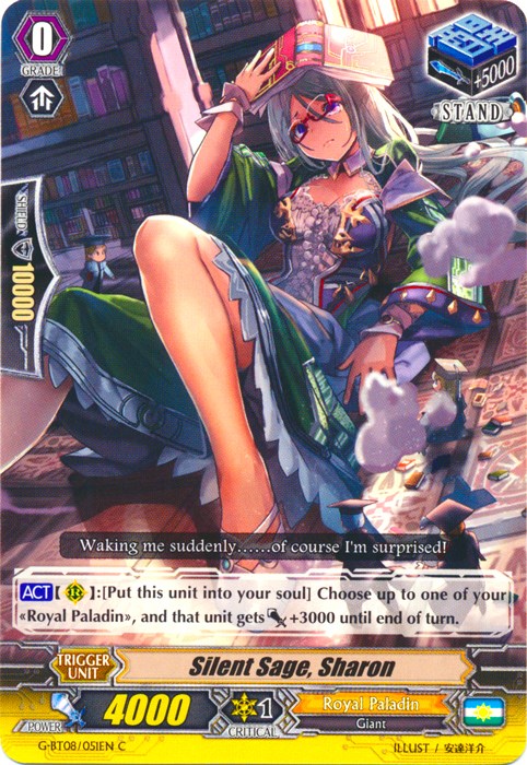 Image of Silent Sage, Sharon (G-BT08/051EN) [Absolute Judgment]