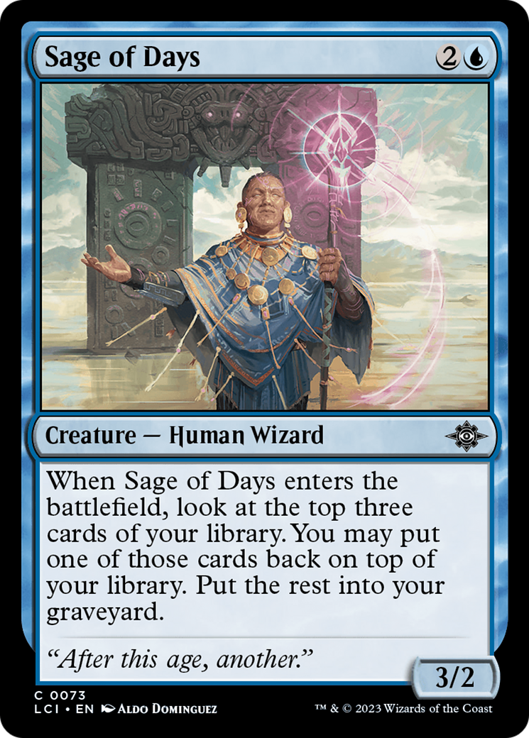 Image of Sage of Days [The Lost Caverns of Ixalan]