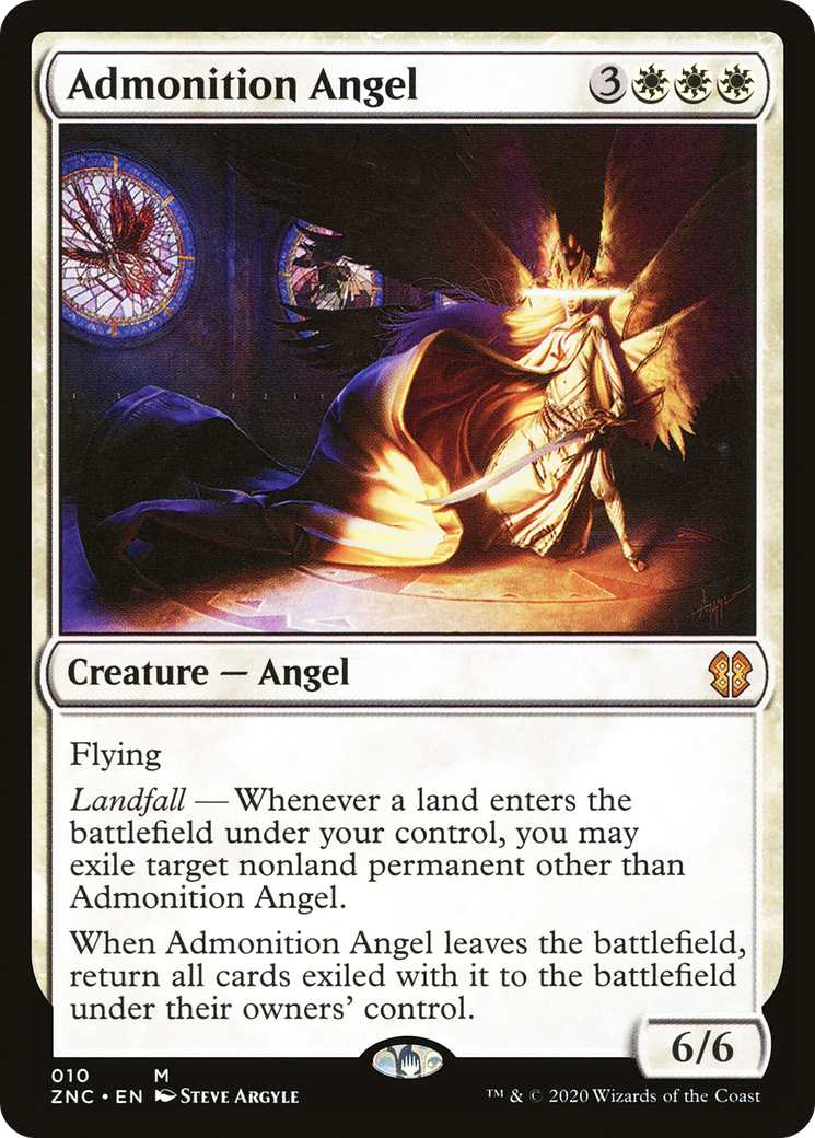 Image of Admonition Angel [Zendikar Rising Commander]