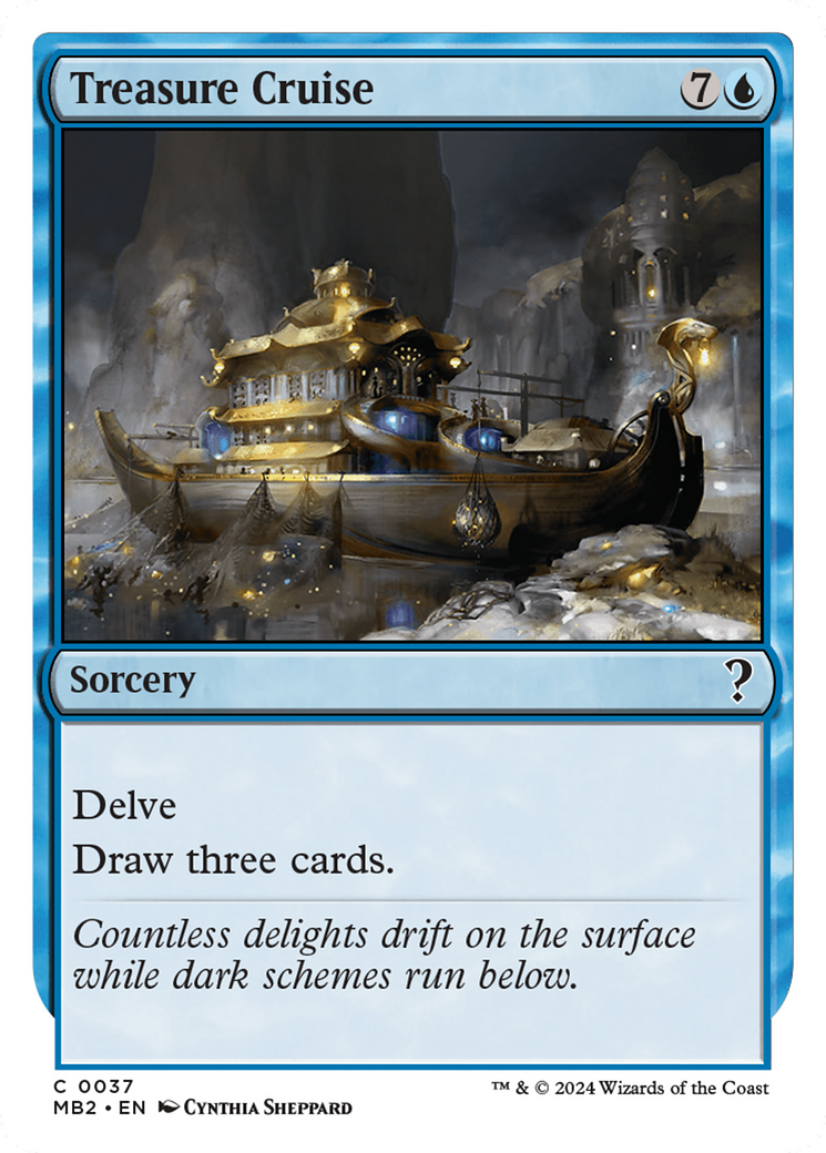 Image of Treasure Cruise (White Border) [Mystery Booster 2]