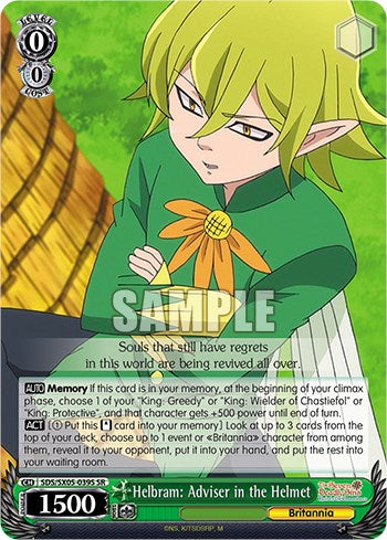 Image of Helbram: Adviser in the Helmet (SR) [The Seven Deadly Sins: Revival of The Commandments]