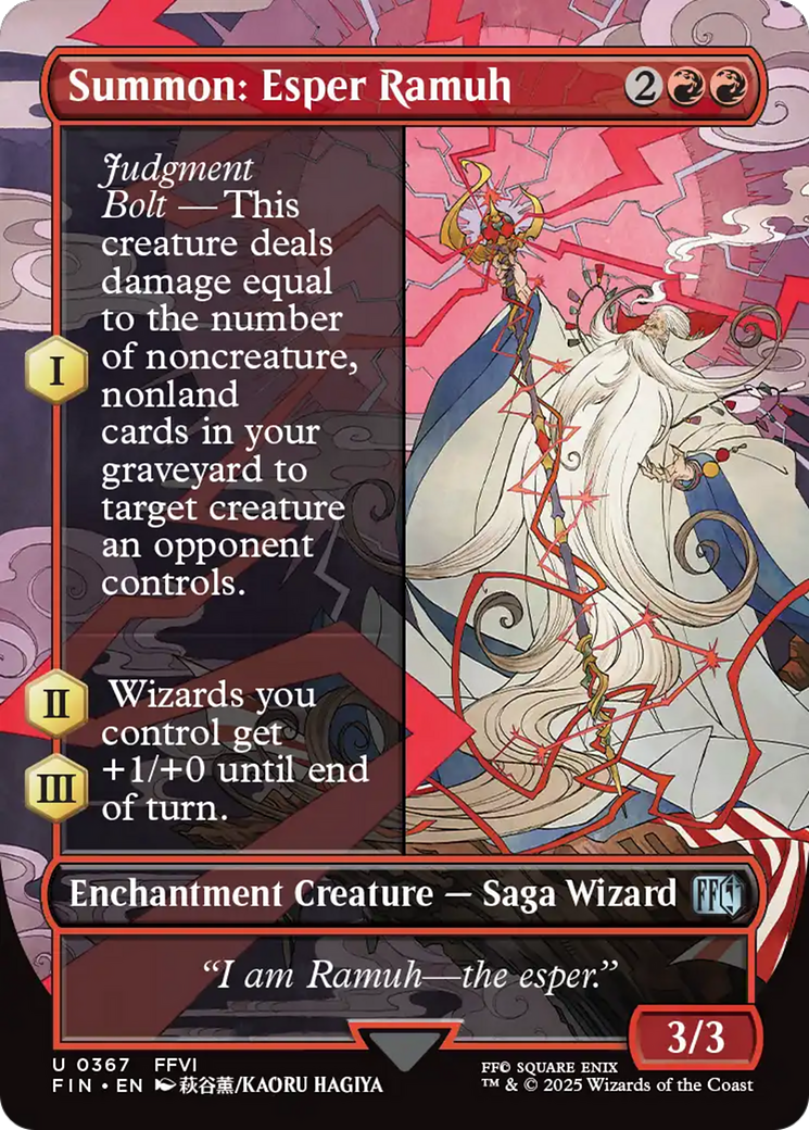 Image of Summon: Esper Ramuh (Borderless) [FINAL FANTASY]