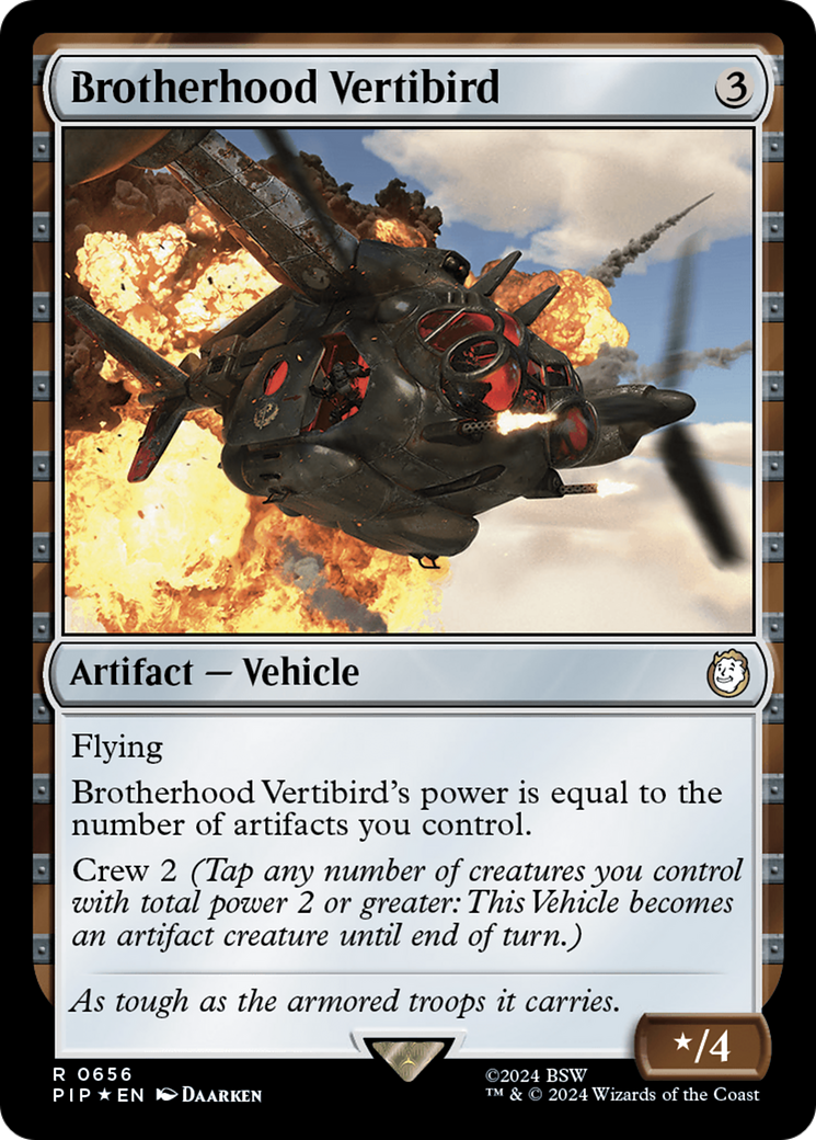 Image of Brotherhood Vertibird (Surge Foil) [Fallout]
