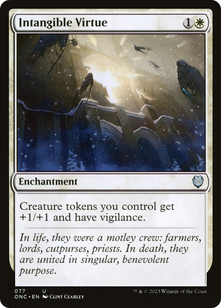 Image of Intangible Virtue [Phyrexia: All Will Be One Commander]