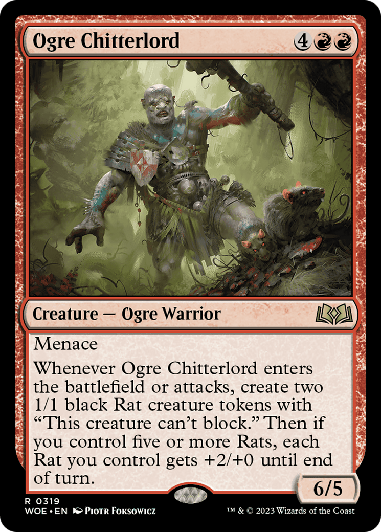 Image of Ogre Chitterlord [Wilds of Eldraine]