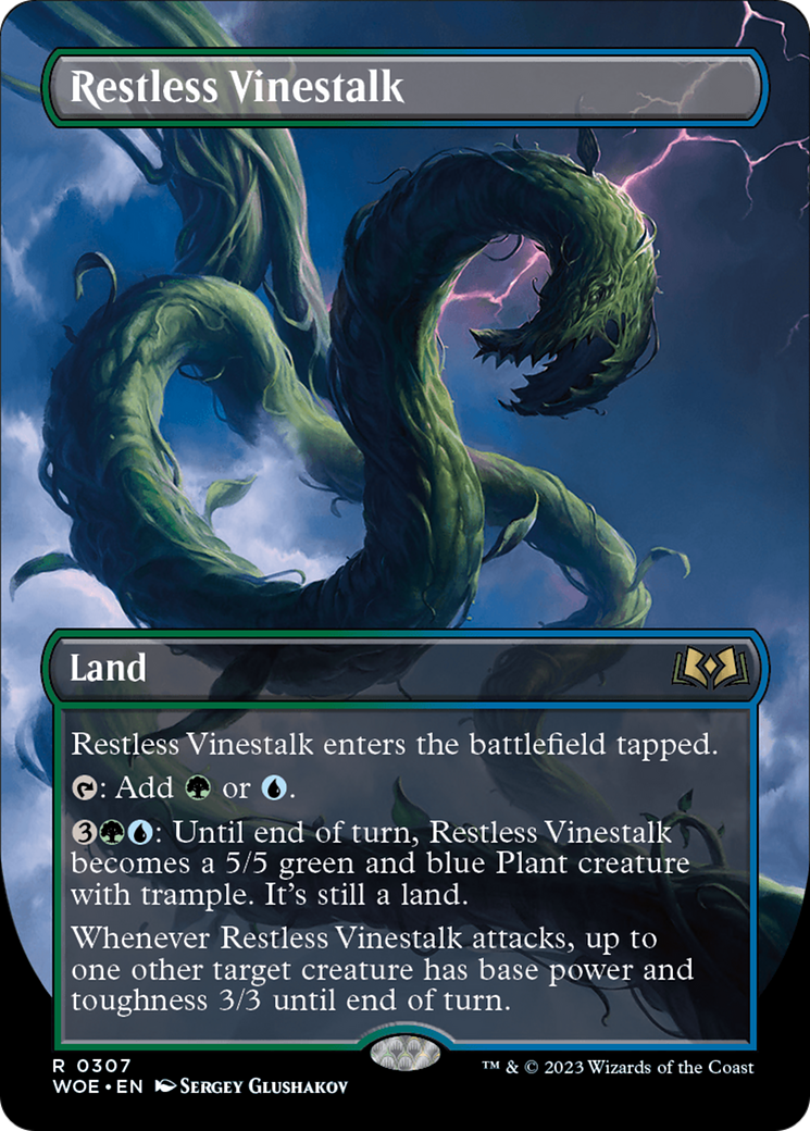 Image of Restless Vinestalk (Borderless) [Wilds of Eldraine]
