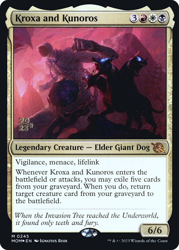 Image of Kroxa and Kunoros [March of the Machine Prerelease Promos]