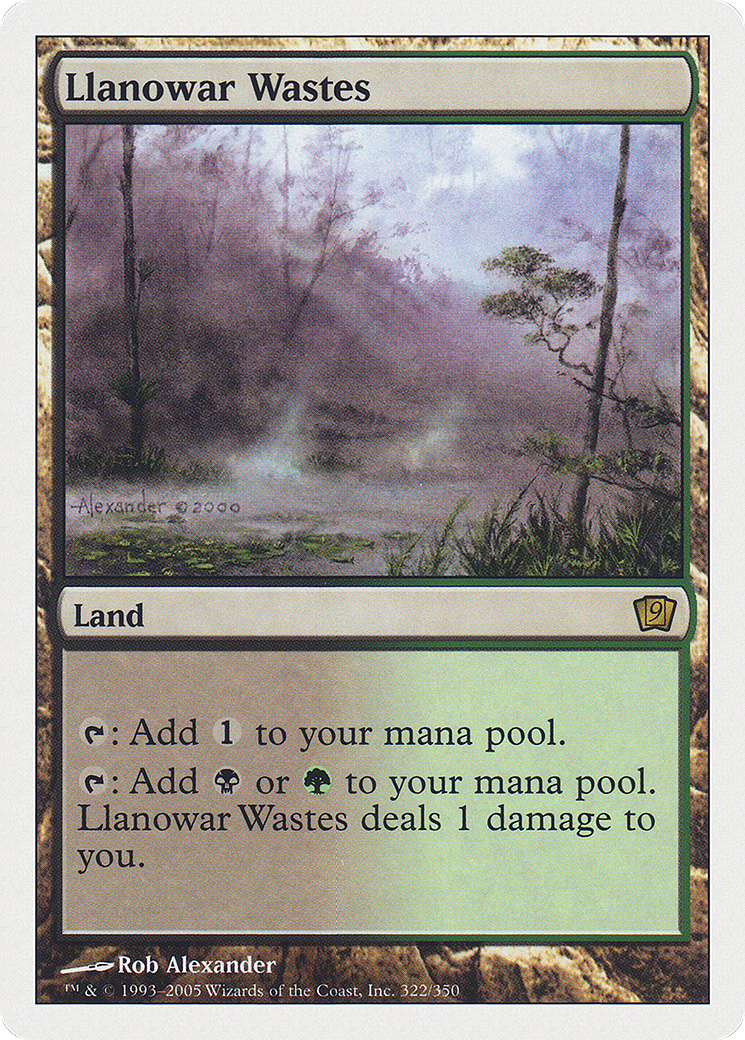 Image of Llanowar Wastes [Ninth Edition]