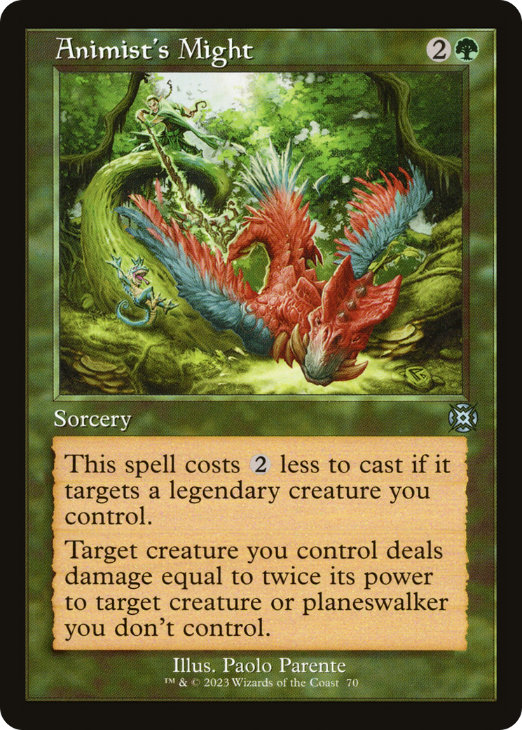 Image of Animist's Might (Retro) [March of the Machine: The Aftermath]