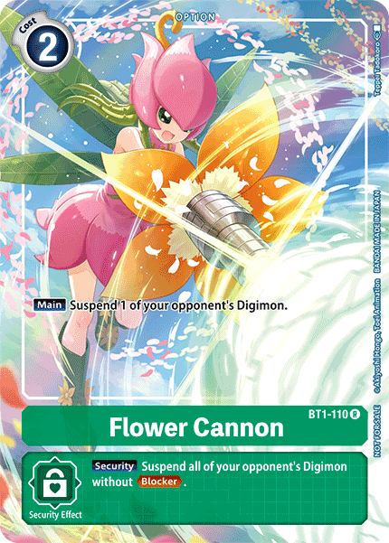Image of Flower Cannon [BT1-110] (Tamer's Evolution Box) [Release Special Booster Ver.1.0 Promos]