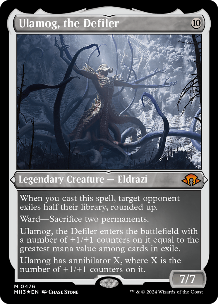 Image of Ulamog, the Defiler (Foil Etched) [Modern Horizons 3]
