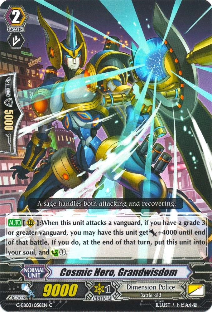 Image of Cosmic Hero, Grandwisdom (G-EB03/058EN) [The GALAXY STAR GATE]