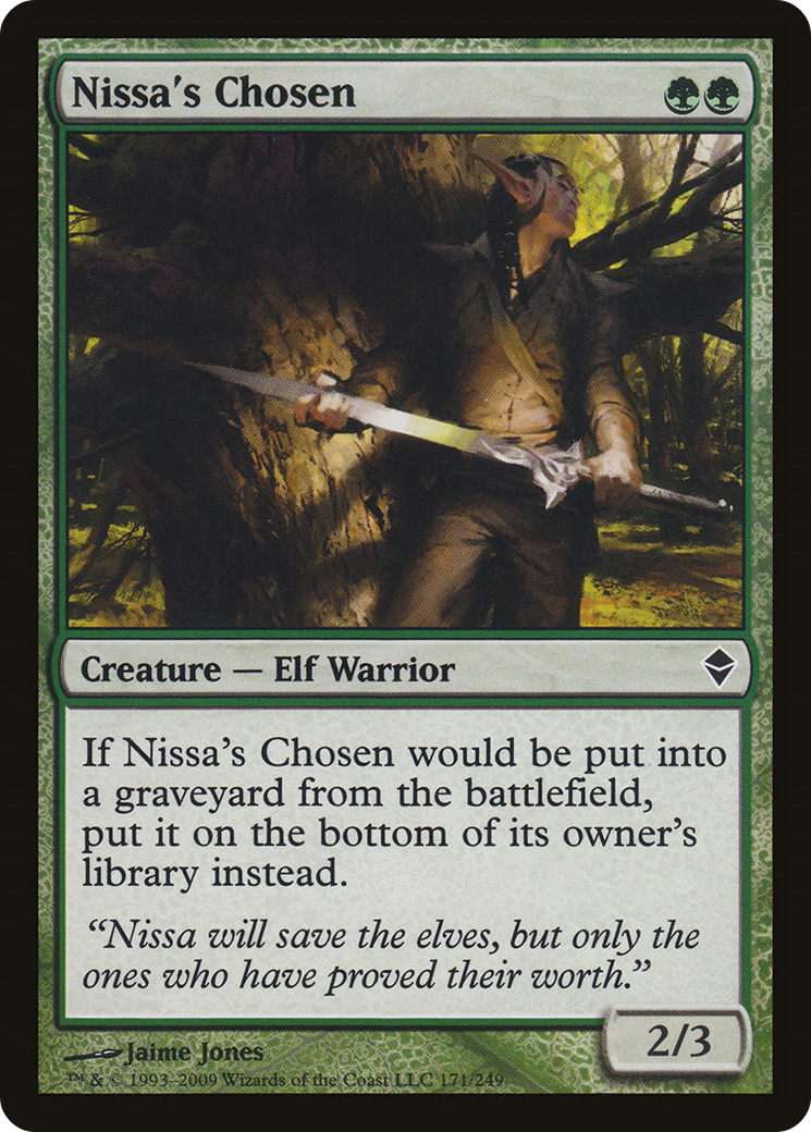 Image of Nissa's Chosen [Zendikar]