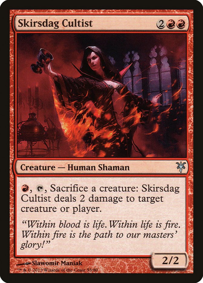 Image of Skirsdag Cultist [Duel Decks: Sorin vs. Tibalt]