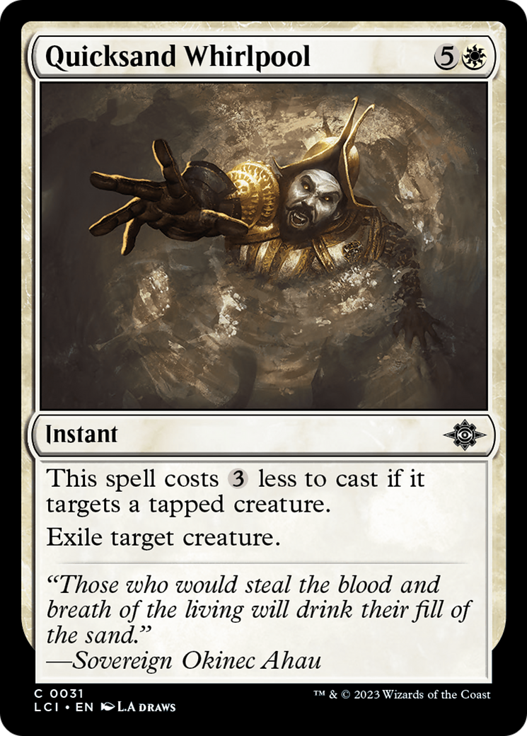 Image of Quicksand Whirlpool [The Lost Caverns of Ixalan]