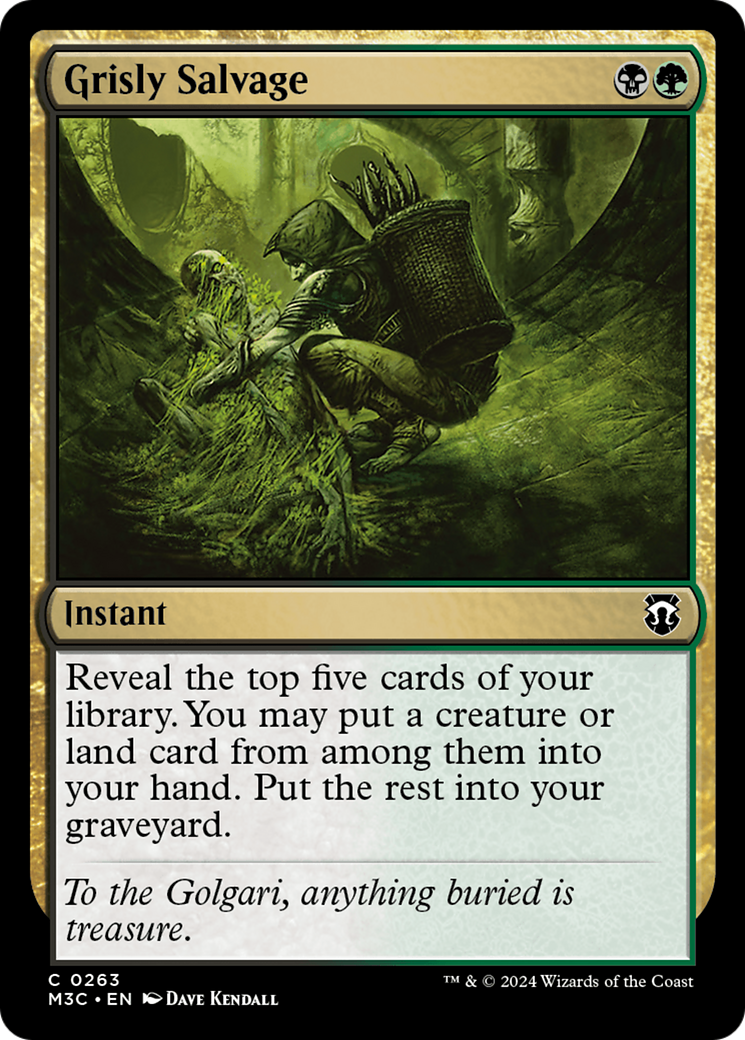 Image of Grisly Salvage [Modern Horizons 3 Commander]