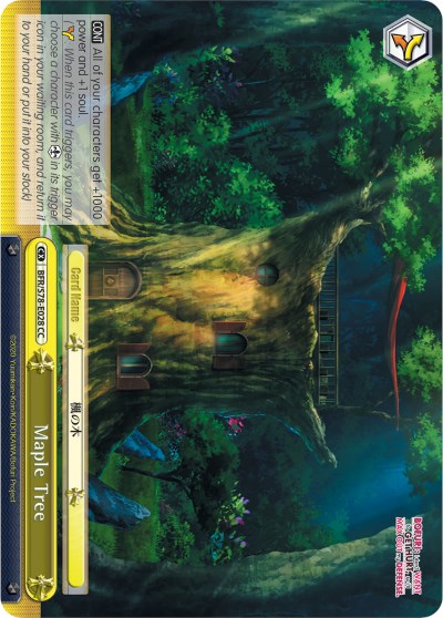 Image of Maple Tree (BFR/S78-E028 CC) [BOFURI: I Don't Want to Get Hurt, so I'll Max Out My Defense]