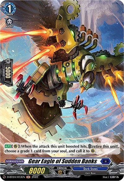 Image of Gear Eagle of Sudden Banks (D-BT04/H13EN) [Awakening of Chakrabarthi]