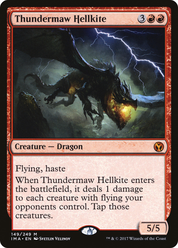 Image of Thundermaw Hellkite [Iconic Masters]
