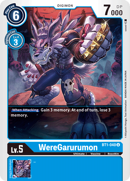 Image of WereGarurumon [BT1-040] [Release Special Booster Ver.1.0]