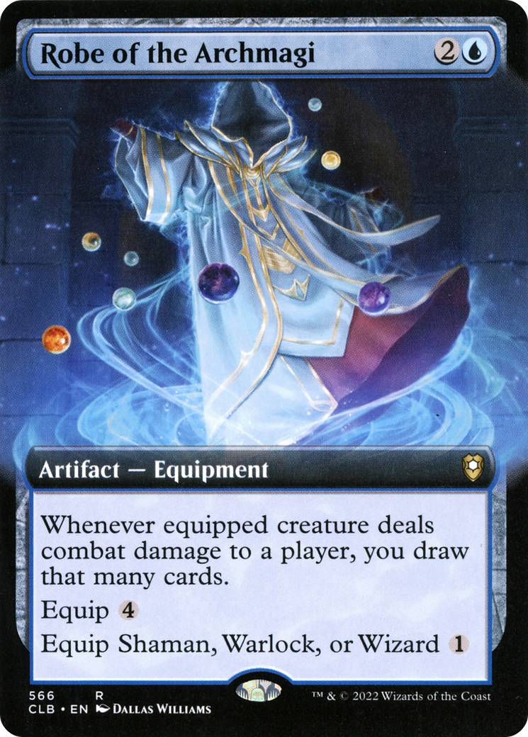 Image of Robe of the Archmagi (Extended Art) [Commander Legends: Battle for Baldur's Gate]
