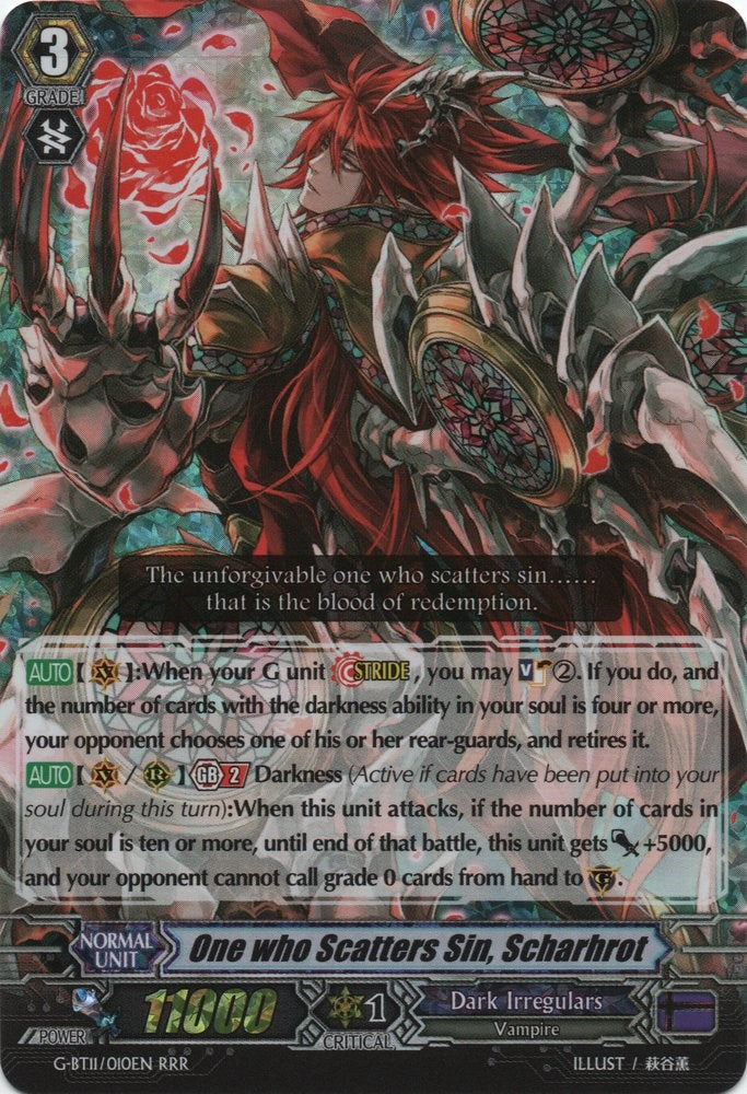 Image of One who Scatters Sin, Scharhrot (G-BT11/010EN) [Demonic Advent]