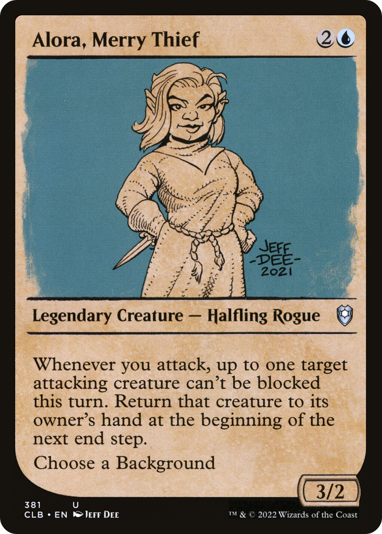 Image of Alora, Merry Thief (Showcase) [Commander Legends: Battle for Baldur's Gate]