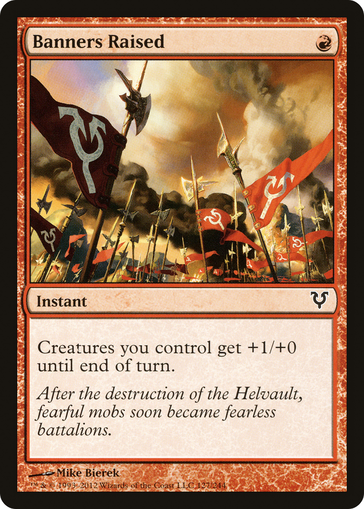 Image of Banners Raised [Avacyn Restored]