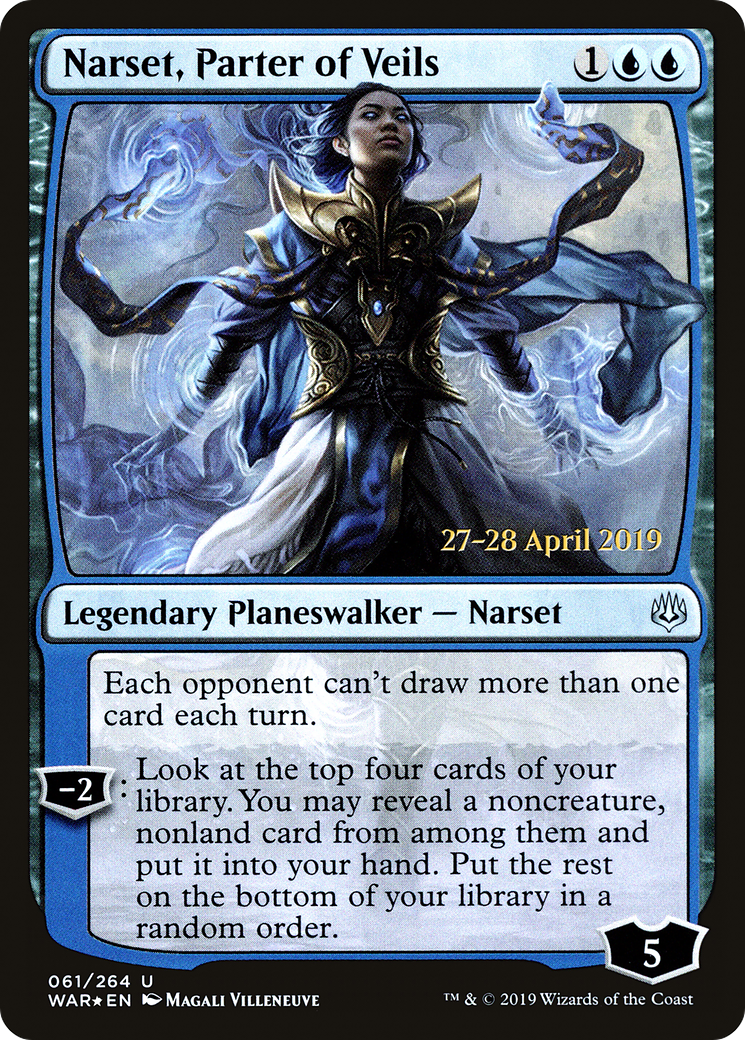 Image of Narset, Parter of Veils [War of the Spark Prerelease Promos]