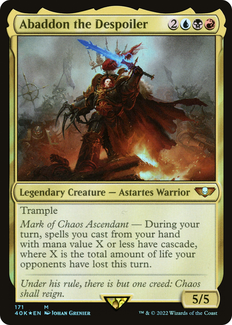 Image of Abaddon the Despoiler (171) [Warhammer 40,000]