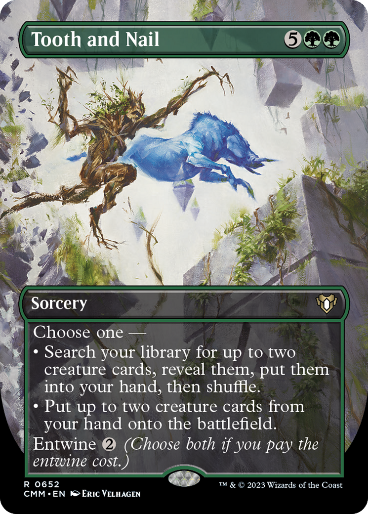 Image of Tooth and Nail (Borderless Alternate Art) [Commander Masters]
