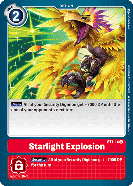 Image of Starlight Explosion [ST1-14] [Starter Deck: Gaia Red]