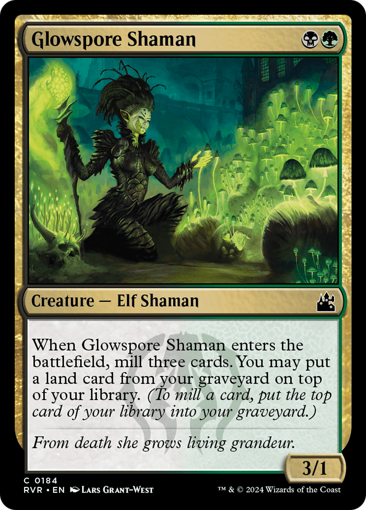 Image of Glowspore Shaman [Ravnica Remastered]