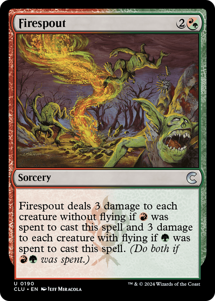 Image of Firespout [Ravnica: Clue Edition]