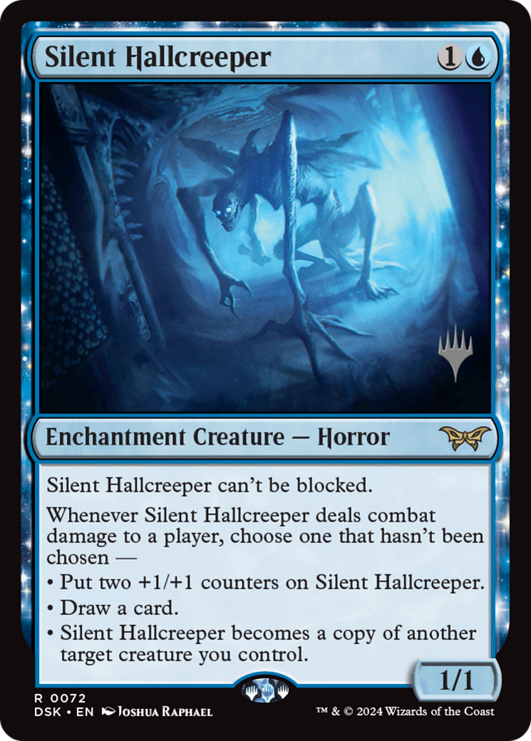 Image of Silent Hallcreeper (Promo Pack) [Duskmourn: House of Horror Promos]