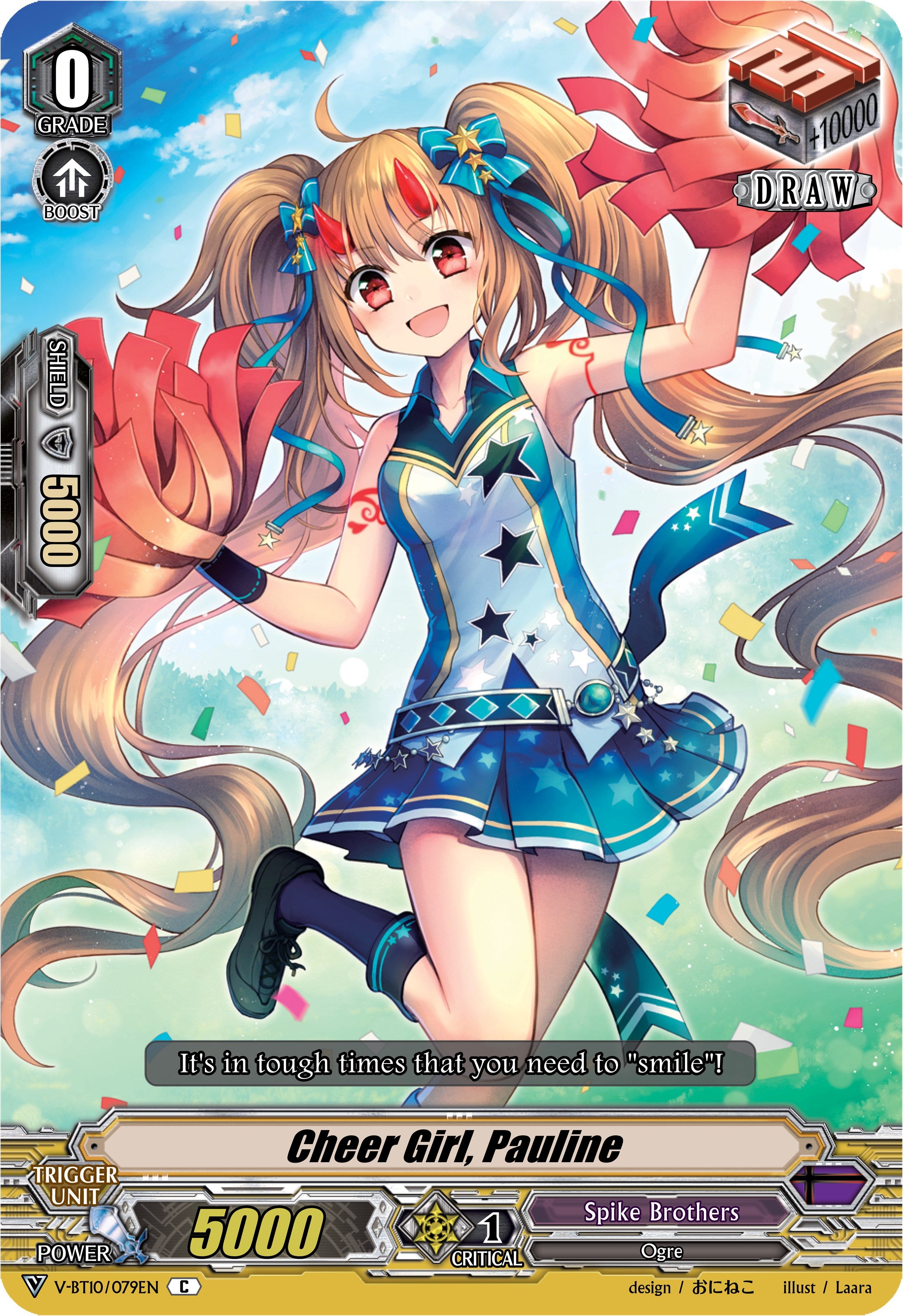 Image of Cheer Girl, Pauline (V-BT10/079EN) [Phantom Dragon Aeon]