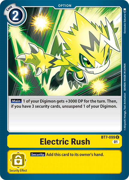 Image of Electric Rush [BT7-099] [Next Adventure]