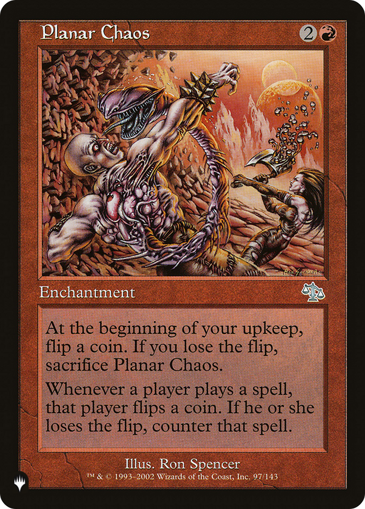 Image of Planar Chaos [Secret Lair: Heads I Win, Tails You Lose]