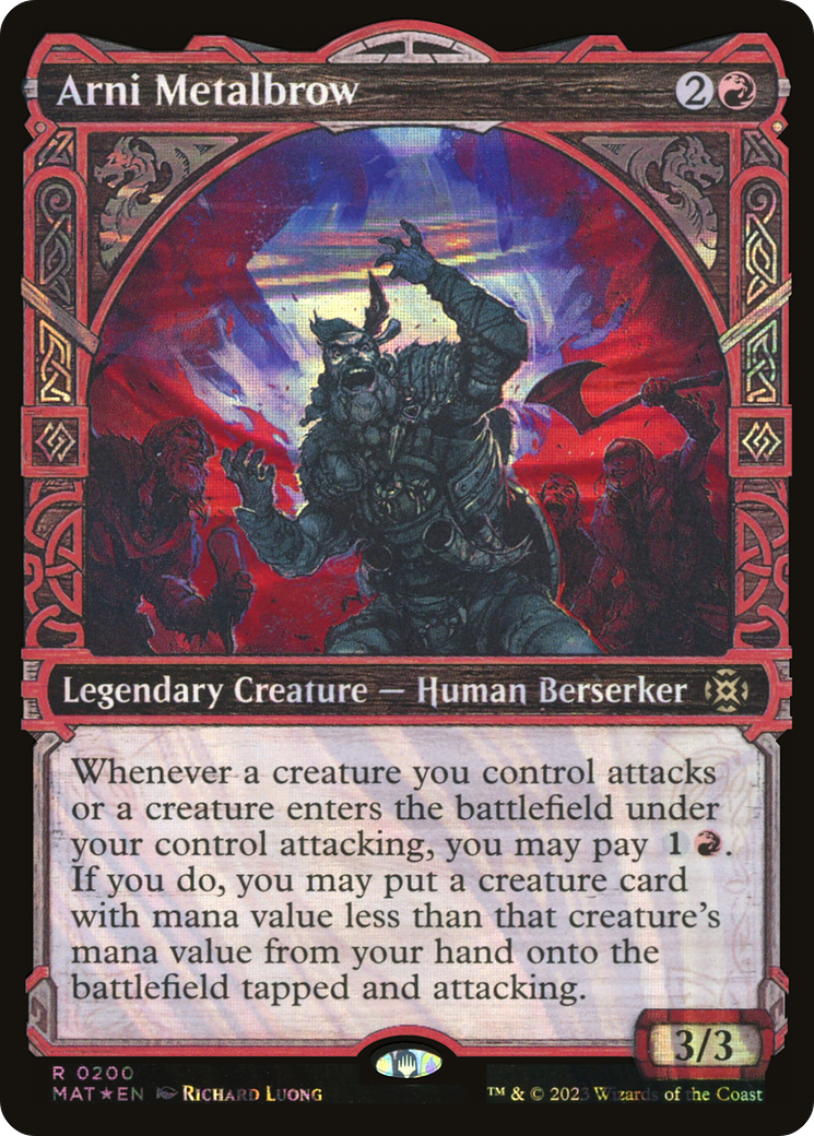 Image of Arni Metalbrow (Showcase Halo Foil) [March of the Machine: The Aftermath]