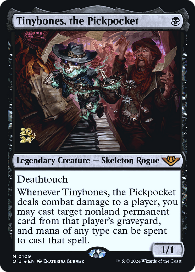 Image of Tinybones, the Pickpocket [Outlaws of Thunder Junction Prerelease Promos]