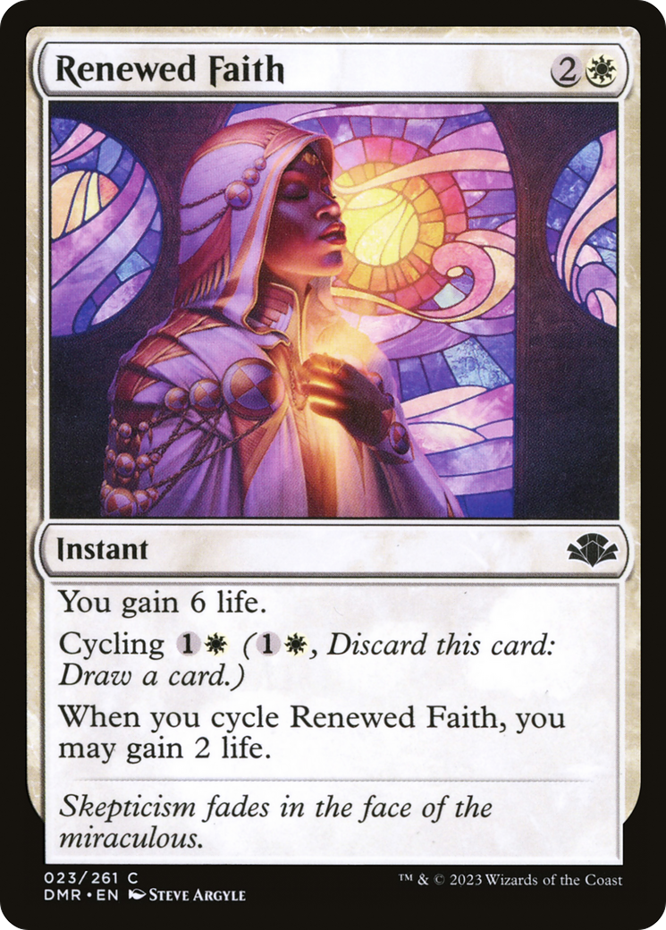 Image of Renewed Faith [Dominaria Remastered]