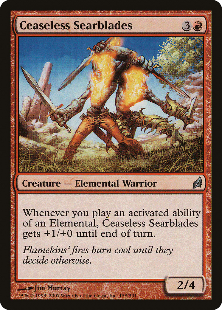 Image of Ceaseless Searblades [Lorwyn]